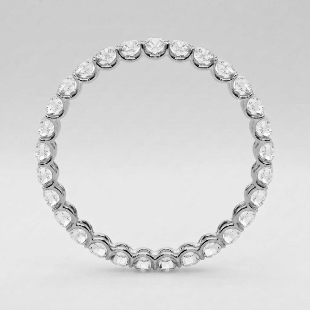 0.50-3.00ct Lab Grown Round Cut Diamond Full Eternity Ring Engagement Gift