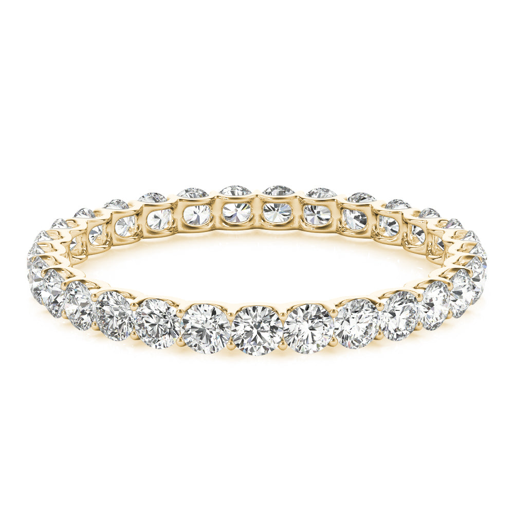0.50-3.00ct Lab Grown Round Cut Diamond Full Eternity Ring Wedding Band