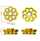 0.50–3.00Ct Natural & Lab-Grown Diamond Vintage Stud Earrings in Hallmarked Gold