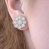 0.50–3.00Ct Natural & Lab-Grown Diamond Vintage Stud Earrings in Hallmarked Gold