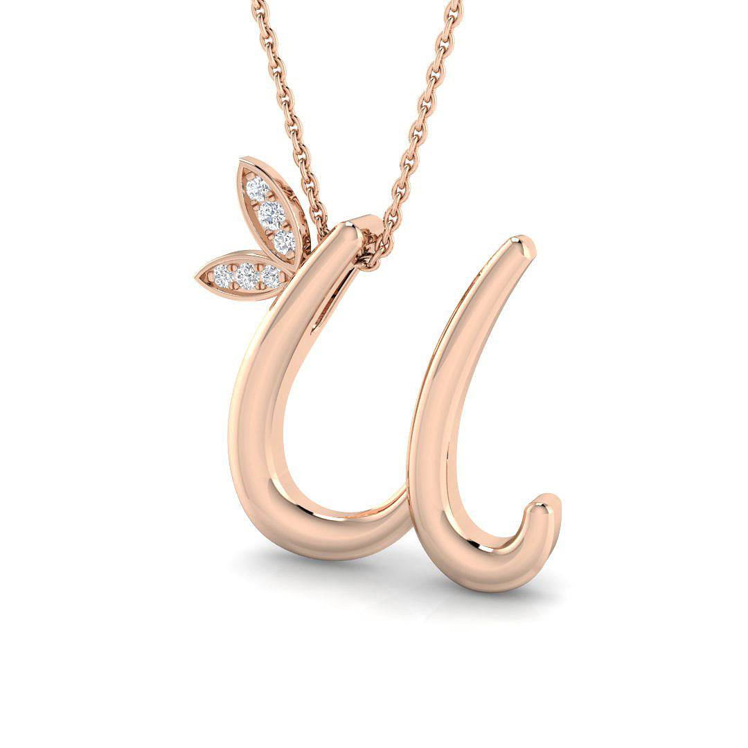 Finediam Quick Delivery Necklaces Natural Diamond 0.05 Carat Natural Diamond | 9ct, 18ct White, Yellow & Rose Gold | Platinum-7