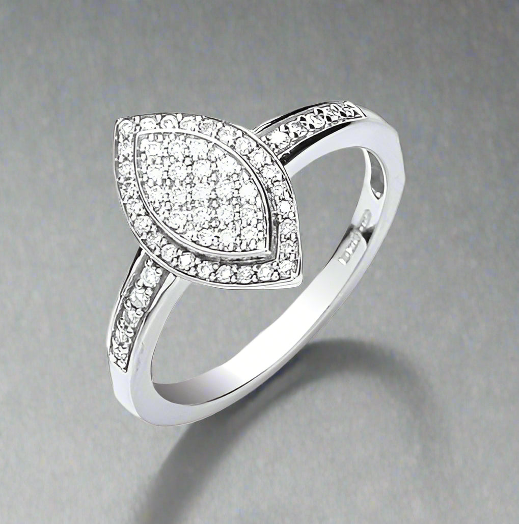 0.50 Carat Natural Round Diamond Statement Engagement Ring