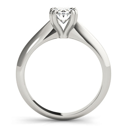 IGI Lab-Grown Oval Diamond Double Prong Solitaire Engagement Ring, D Color VVS Clarity