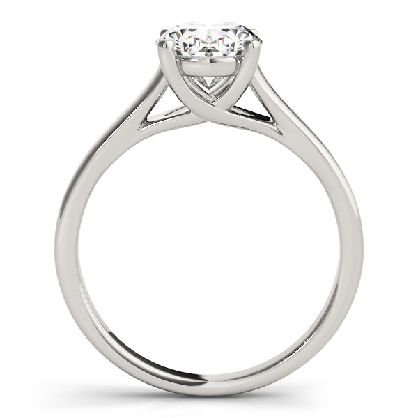 IGI Lab-Grown Oval Diamond Solitaire Engagement Ring, D Color VVS Clarity