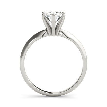 IGI Lab-Grown Oval Diamond 6 Claw Solitaire Engagement Ring, D Color VVS Clarity