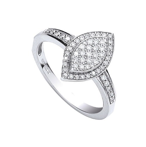 0.50 Carat Natural Round Diamond Statement Engagement Ring