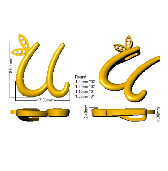 Finediam Quick Delivery Necklaces Natural Diamond 0.05 Carat Natural Diamond | 9ct, 18ct White, Yellow & Rose Gold | Platinum-2