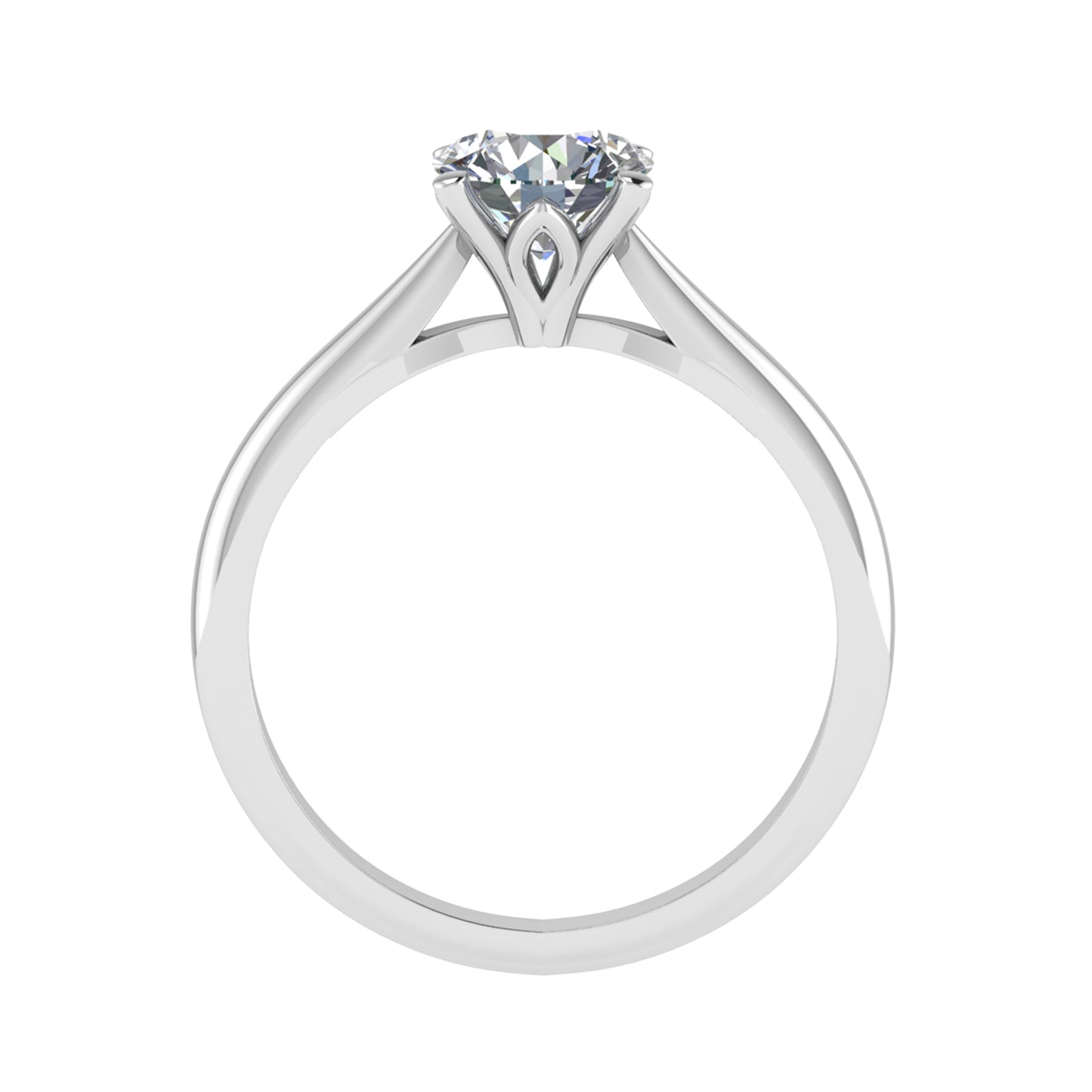 1 Carat Lab Created F/VS1 Solitaire Engagement Ring in Platinum