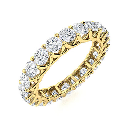 2.00 Carat Lab Grown Claw Set Eternity Ring