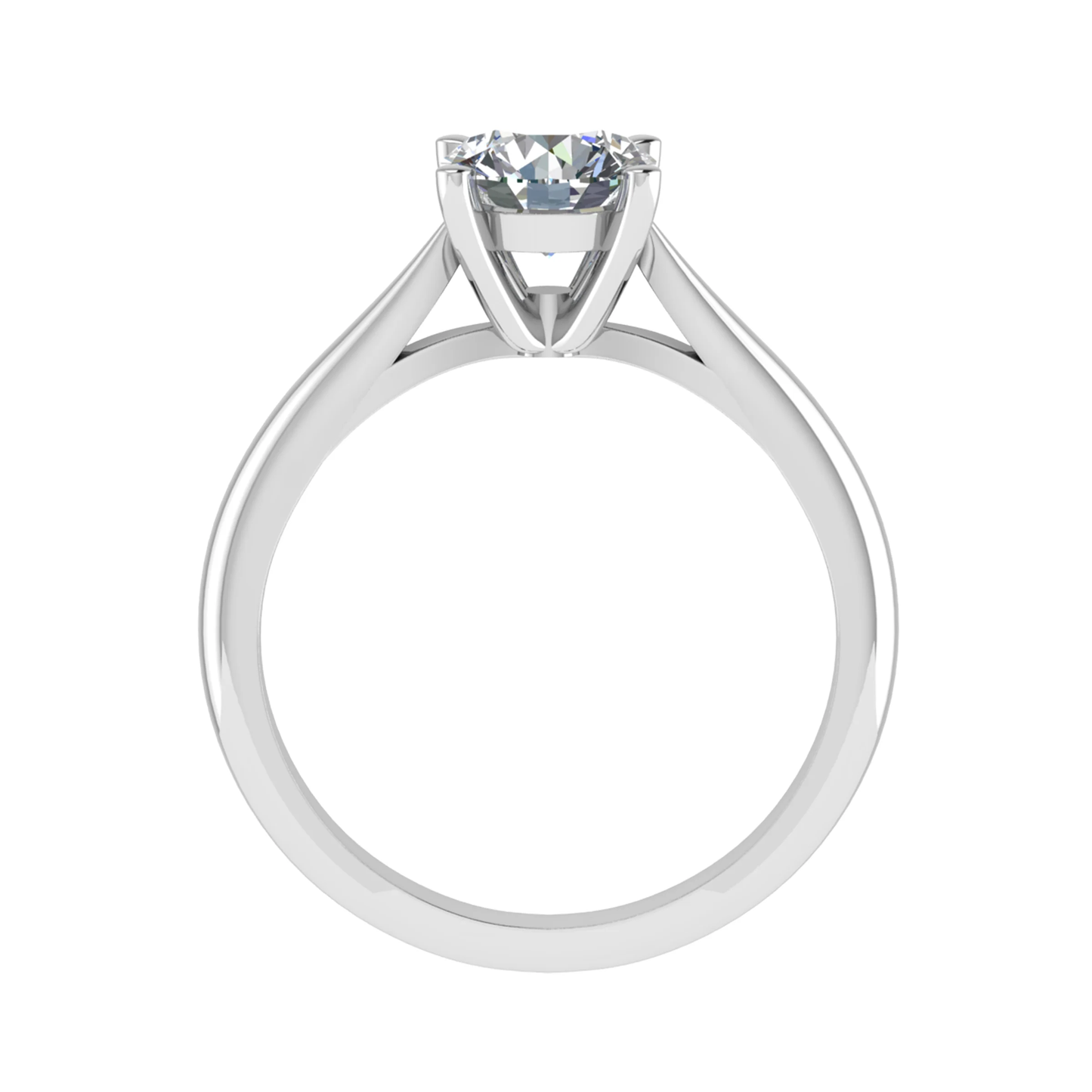 0.50 Carat Round Shape Solitaire Engagement Ring