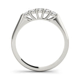 0.50ct Lab-Grown Round Diamond 5-Stone Traditional Prong Setting Diamond Ring, DE Color VVS Clarity