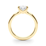 IGI Lab-Grown Oval Diamond Prong Solitaire Engagement Ring, D Color VVS Clarity