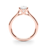 IGI Lab-Grown Oval Diamond 4 Prong Solitaire Engagement Ring, D Color VVS Clarity