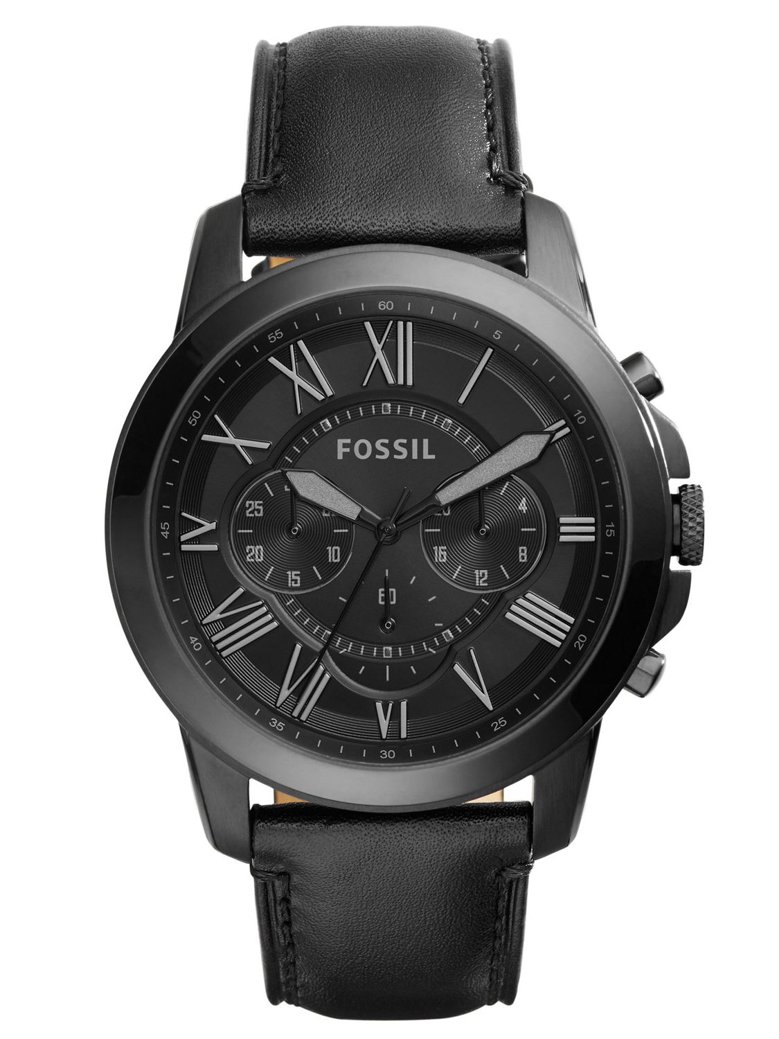 Fossil Men's Grant SS Black PVD Watch - FS5132