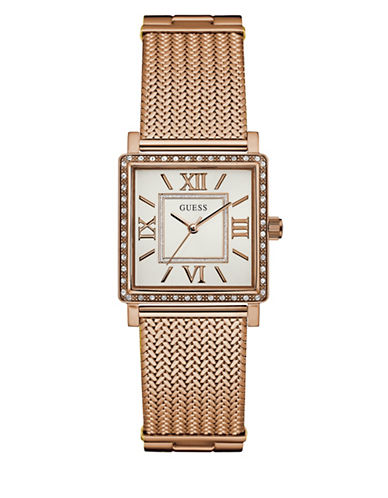 GUESS Women's Watch W0826L3 – White Dial, Stainless Steel