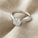 1.00ct Lab Diamond Engagement Ring – Grace Solitaire in Platinum