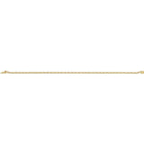 Round Natural Ruby & Natural Diamond Line Bracelet In Gold & Platinum