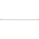 Round Natural Blue Sapphire & Natural Diamond Line Bracelet In Gold & Platinum