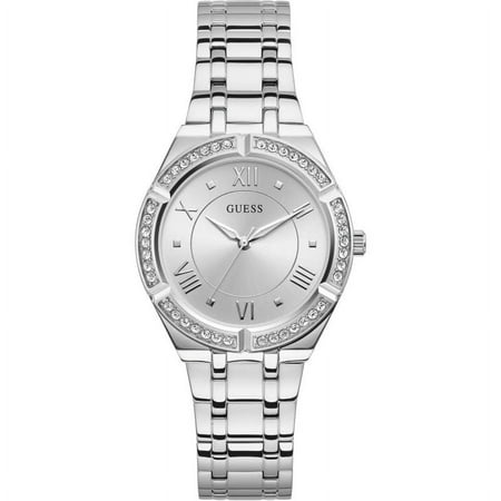 Montre femme GUESS GW0033L1 – Cadran argenté, bracelet en acier inoxydable