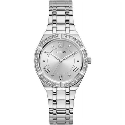 GUESS Women's Watch GW0033L1 – Silver-Tone Dial, Stainless Steel Bracelet