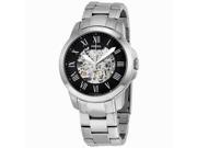 Fossil Grant ME3103 Men’s Automatic Watch – Black Skeleton Dial