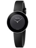 CK Calvin Klein Chic Collection Black Round Women's