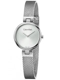 Calvin Klein Authentic Women's Watch – Silver Dial, Stainless Steel Case & Bracelet