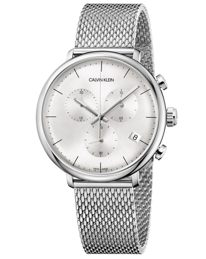 Calvin Klein High Noon Chronograph Quartz Silver Dial Men S Watch K8M27126