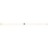 Round Lab-Grown Alexandrite Solitaire Link Bracelet In Gold & Platinum