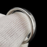 Minimal platinum wedding band, Platinum ring for men & women