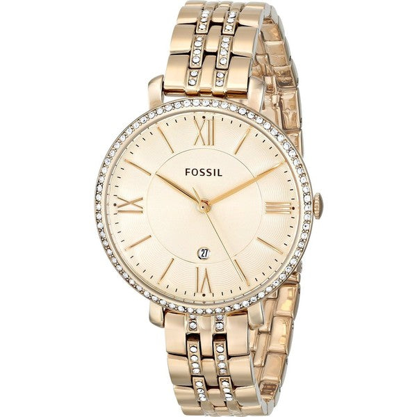 Fossil Jacqueline ES3547 Women’s Gold-Tone Crystal Watch