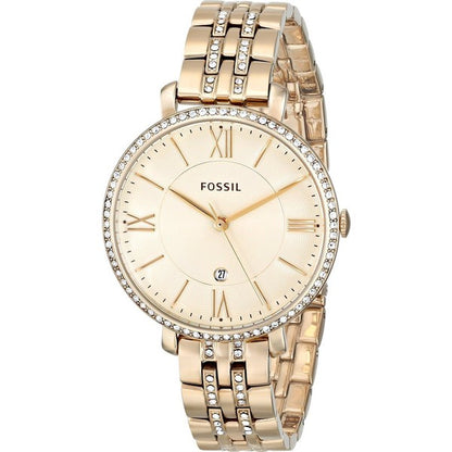Fossil Women S Jacqueline ES3547 Gold Stainless-Steel Quartz Watch