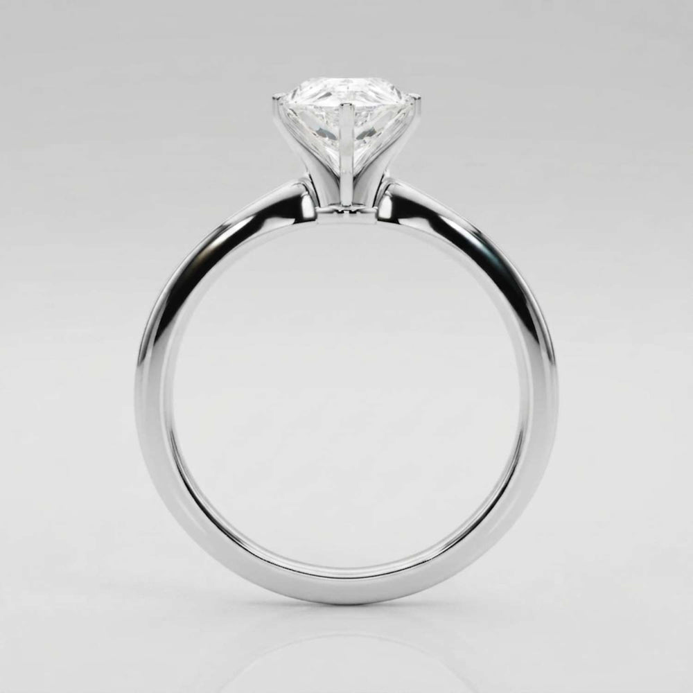 IGI Lab Grown Pear Diamond 6 Claw Solitaire Ring Graduation Gift
