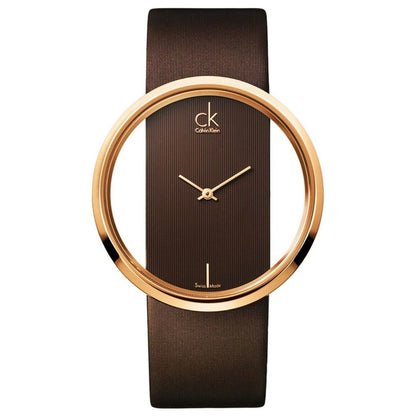 CK Calvin Klein K9423303 Glam Brown Swiss Made Women's Watch One Size