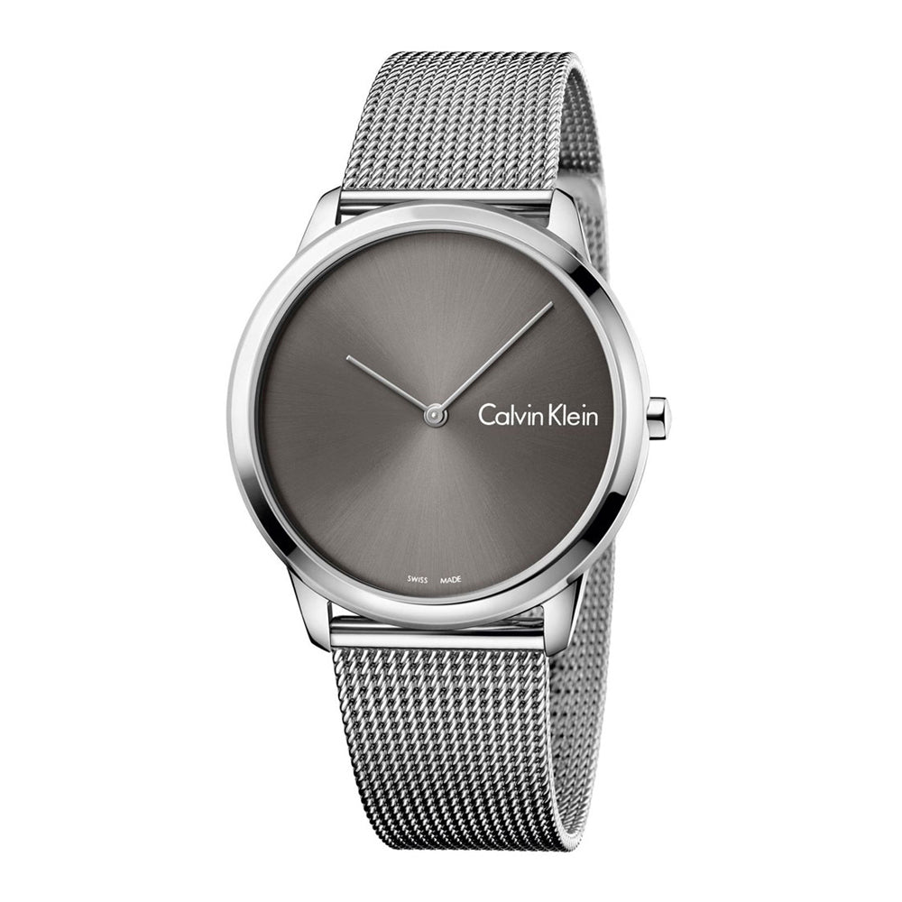 Calvin Klein Unisex Minimal Stainless Steel Watch.