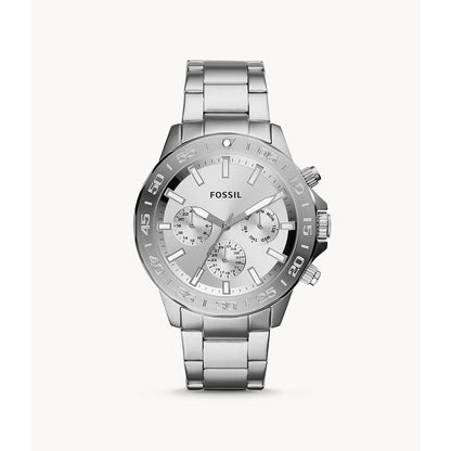 Fossil Bannon Multifunction Watch 45mm Stainless Steel Silver-Tone