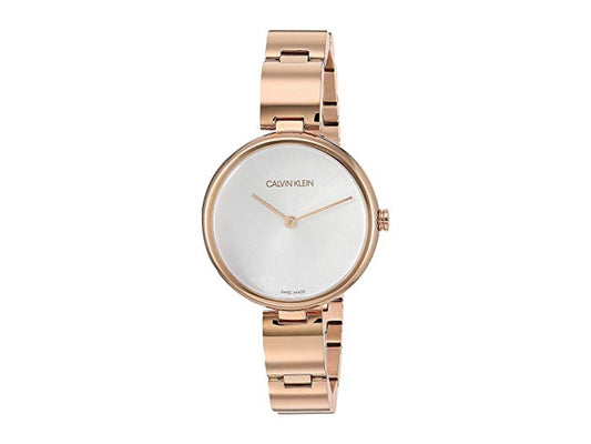 Calvin Klein Womens K9U23646 Wavy 32mm Silver Stainless Steel Watch (2960615)
