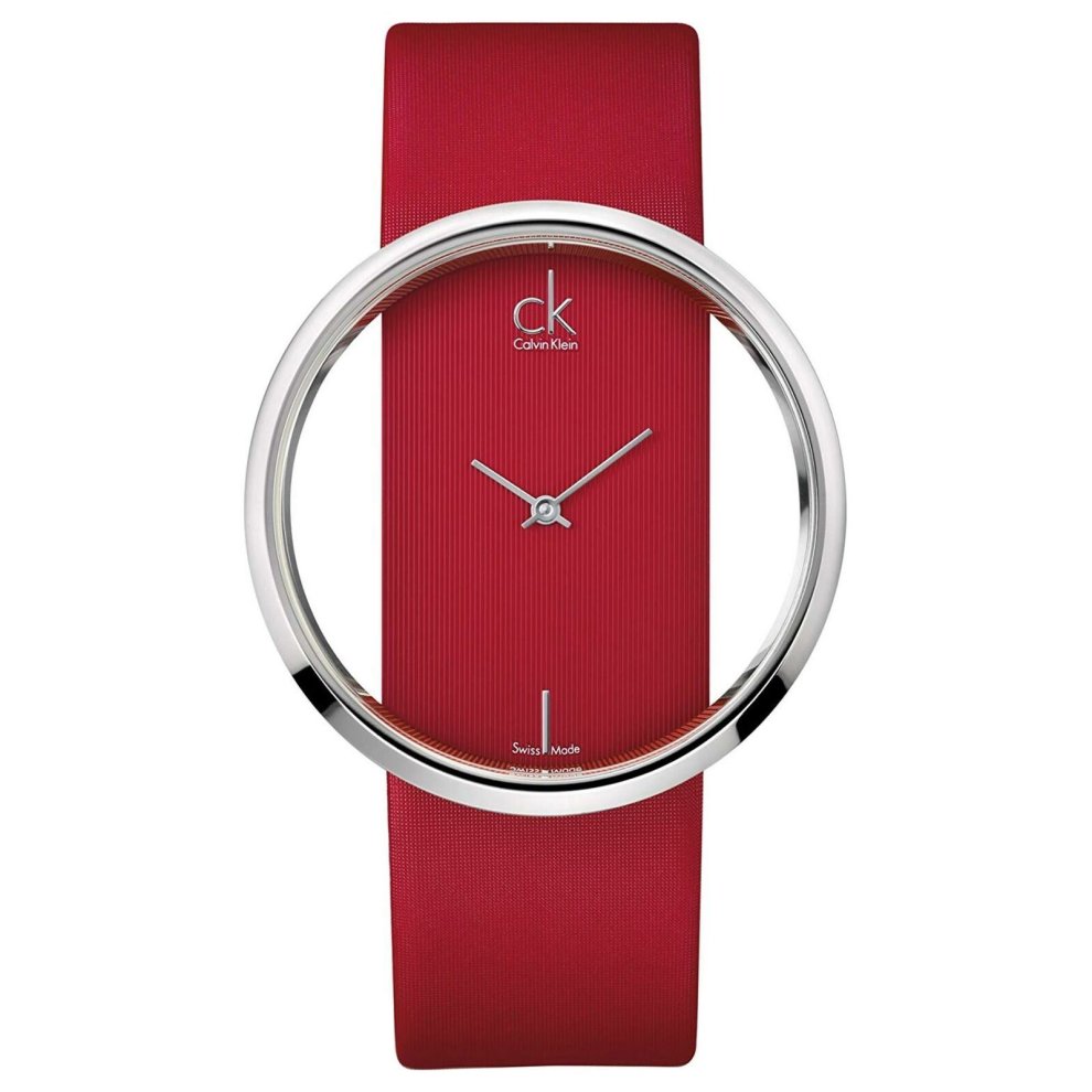 Calvin Klein Women's Red Watch – 42mm Case, Red Dial
