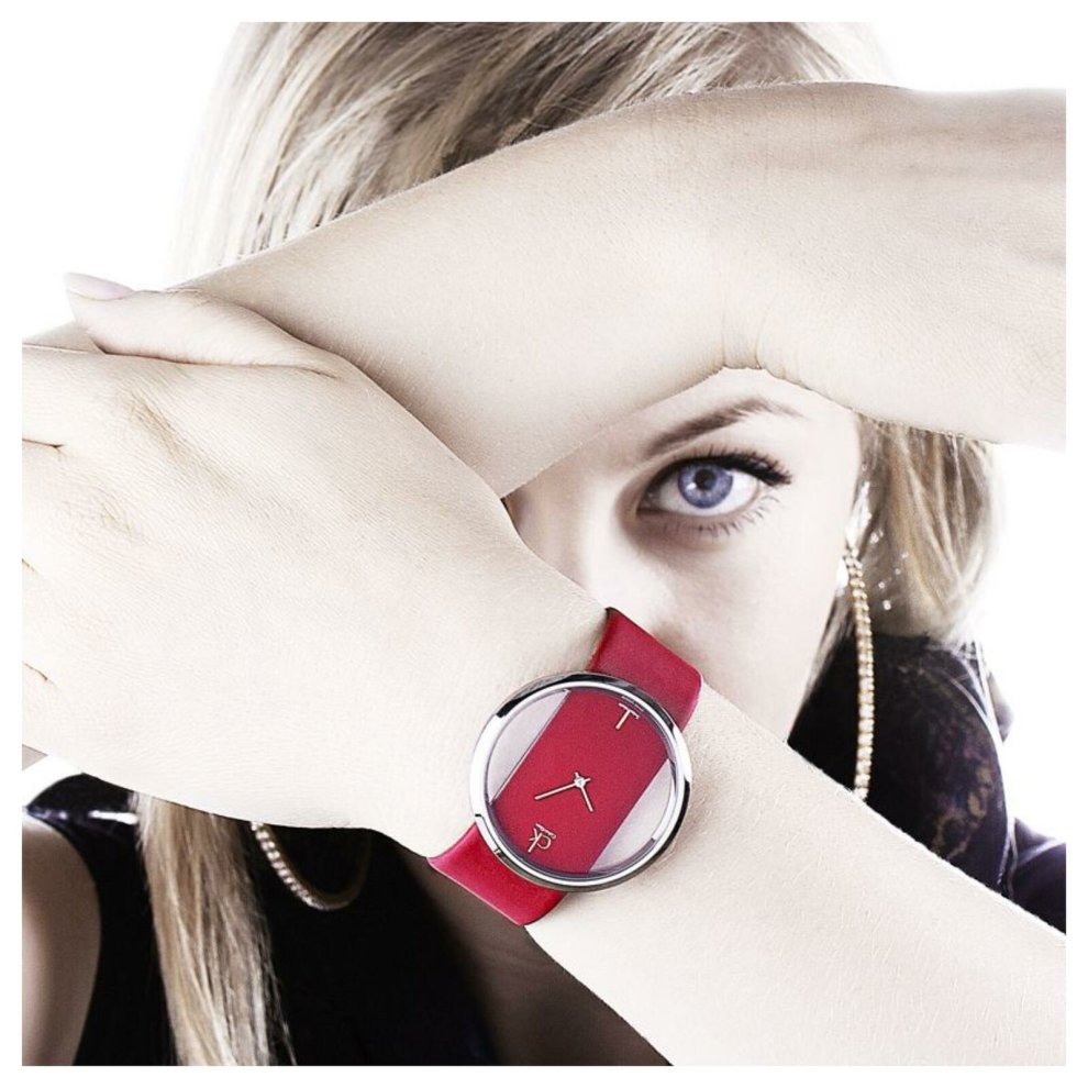 Calvin Klein Women's Red Watch – 42mm Case, Red Dial
