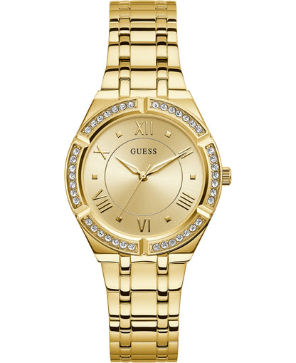 GUESS GW0033L2 - Ladies Analogue Quartz Watch with Stainless Steel Strap (GOLD)