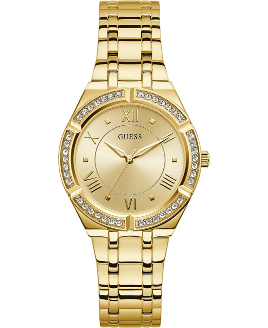 GUESS GW0033L2 - Ladies Analogue Quartz Watch with Stainless Steel Strap (GOLD)