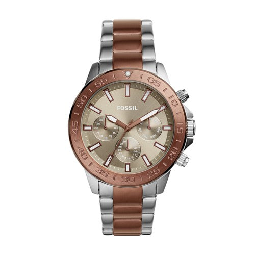 Fossil Bannon Men’s Multifunction Watch – Brown Sunray Dial