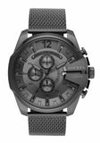 Diesel Mega Chief Chronograph Men's Watch Gunmetal Stainless Steel UNI