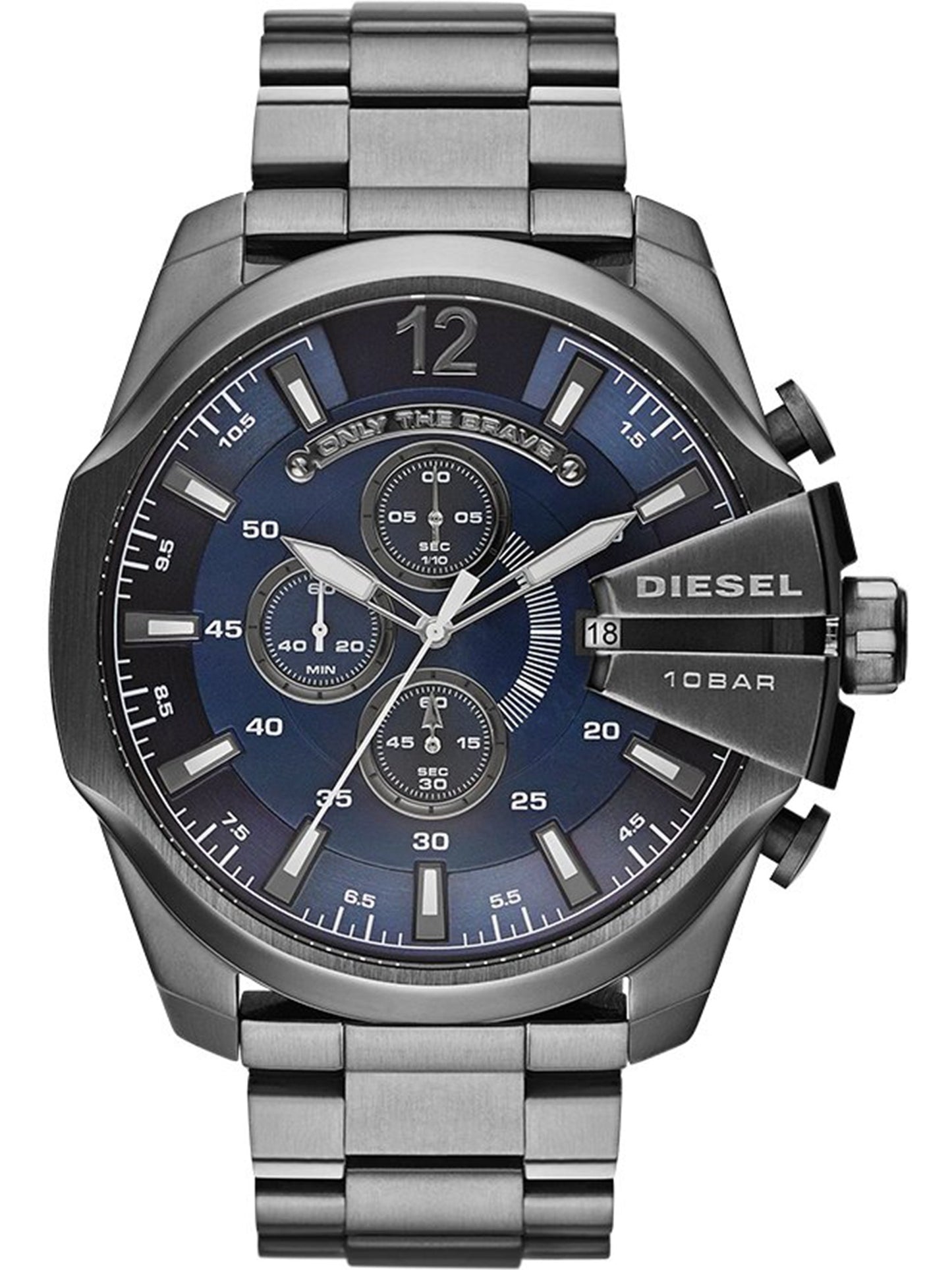 DIESEL DZ4329,Men's Chronograph,Sport,Quartz Movement,Stainless Steel Case & Bracelet,Date,WR