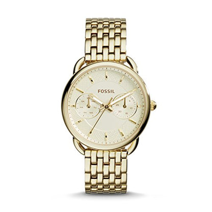 Fossil Women's Tailor ES3714 Gold Quartz Watch 35-40mm