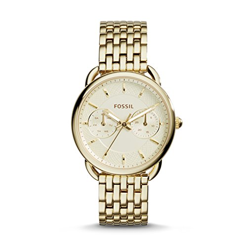 Fossil Women's Tailor ES3714 Gold Quartz Watch 35-40mm