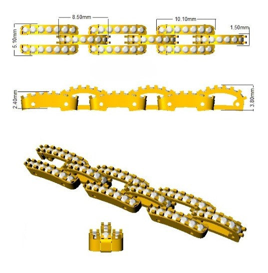 18K White Gold Diamond Paperclip Chain Bracelet