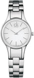 Calvin Klein K4323126 Women’s Silver Stainless Steel Watch – White Dial
