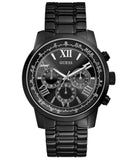 GUESS Men's Watch U0379G2 – Black Stainless Steel, Black Dial, Quartz Movement