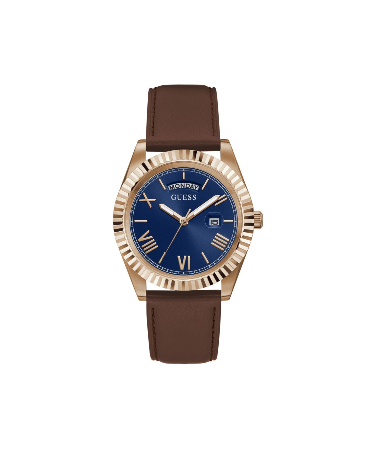 Guess Men's Classic Blue Dial Watch